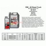 Motorový olej 15W-40 Diesel Truck 50L - O/15W-40DT.50L