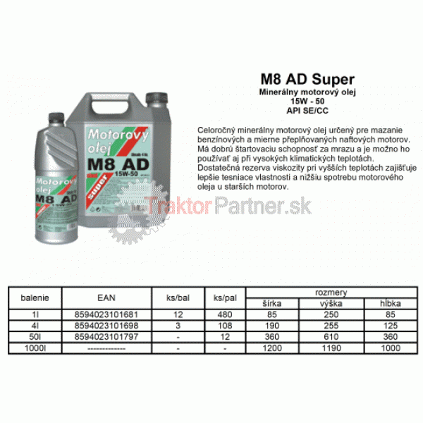 Olej M8 AD Super
