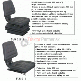 Sedadlo SCS 310-1 - SCS310-1