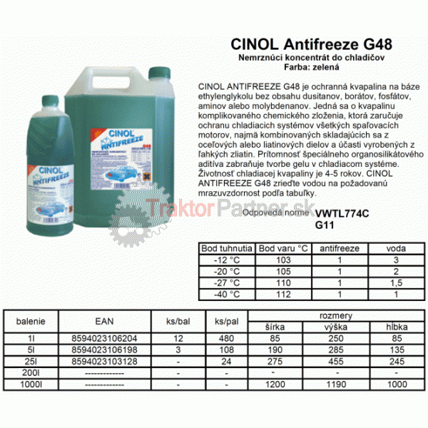 CINOL Antifreeze G48