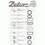 Tesnenie spodného víka 4valec [1,4 mm, tes. motora 72] - 6701 0246