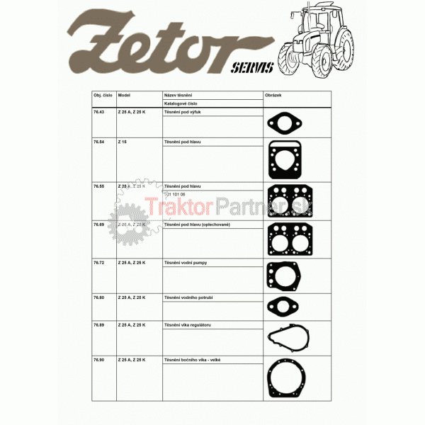 Tesnenia Zetor 25 obr. 1
