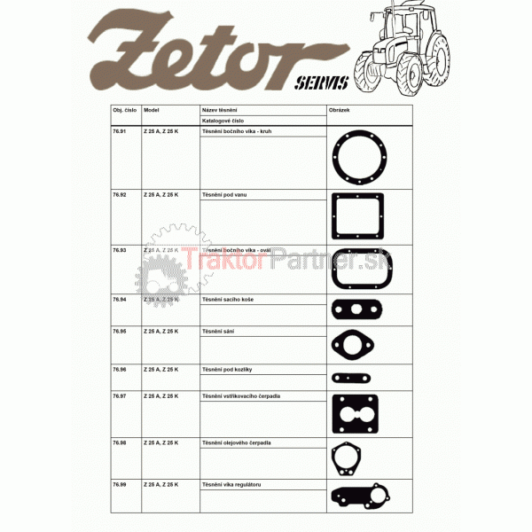 Tesnenia Zetor 25 obr. 2