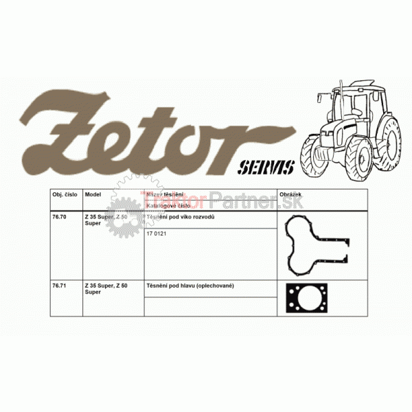 Tesnenia Zetor 50 obr. 2