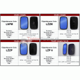 Zrkadlo vonkajšie Żuk M6 230x140 umelé - LŻP 6