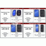 Zrkadlo univerzálne vonkajšie vyhrievané 24V 345x215 plastové - LDS 340 G