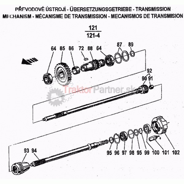 Prevodovka bez synchronizácie