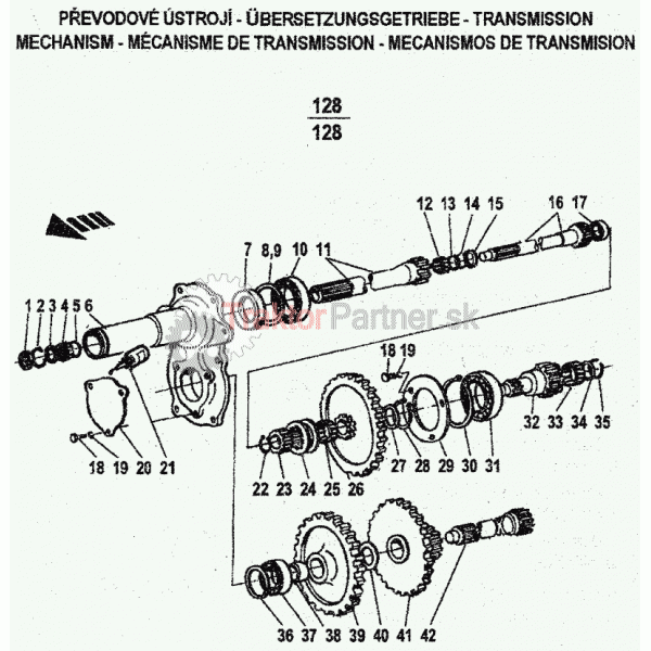 Reduktor pre plazivé rýchlosti