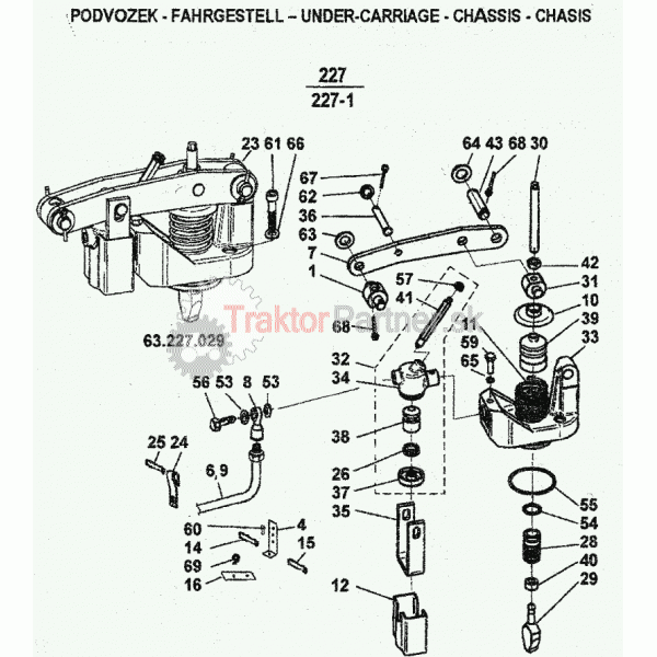 Nožná brzda disková