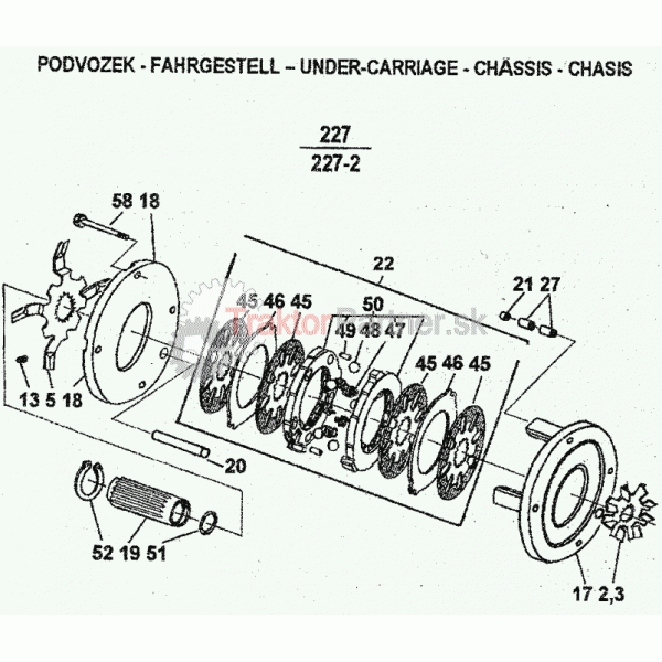 Nožná brzda disková