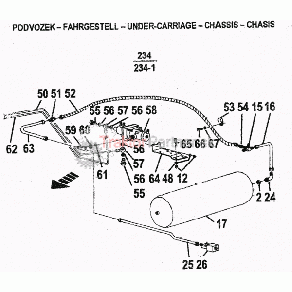 Vzduchové zariadenie pre brzdy