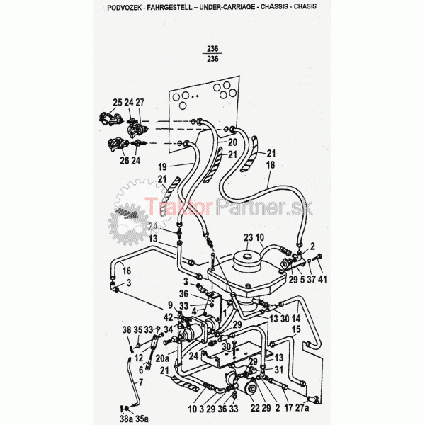 Vzduchové brzdy 1. a 2. Hadicové pre vlečné vozy