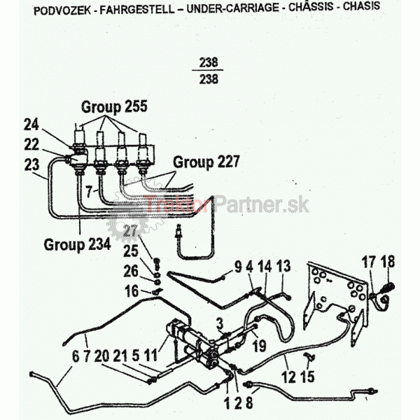 Hydraulické brzdy prívesu