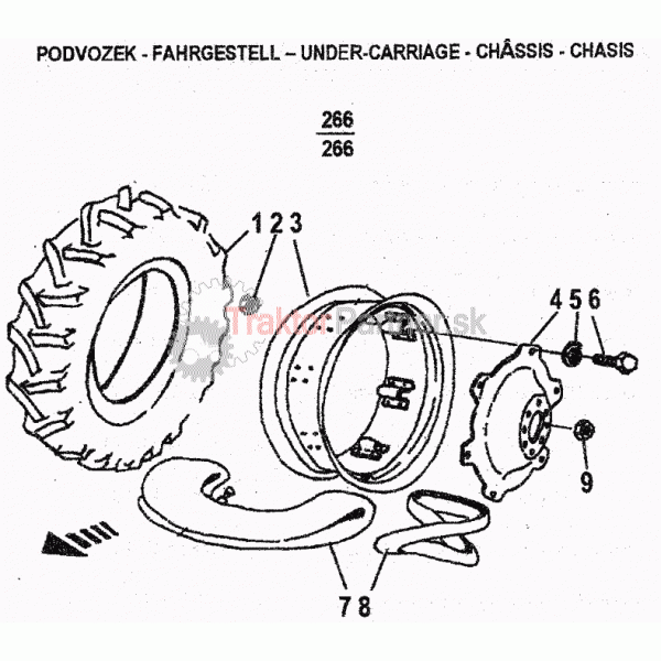 Predné kolesá Z 6441,7441,8441
