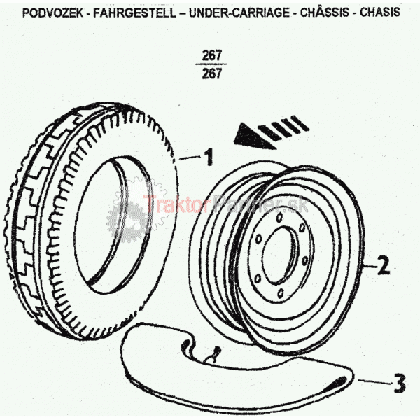 Predné kolesá Z 6421,7421,8421
