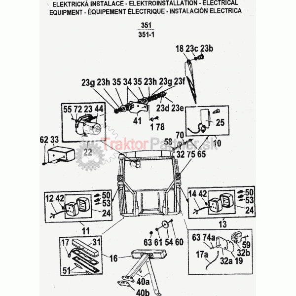 Elektroinštalácia kabíny