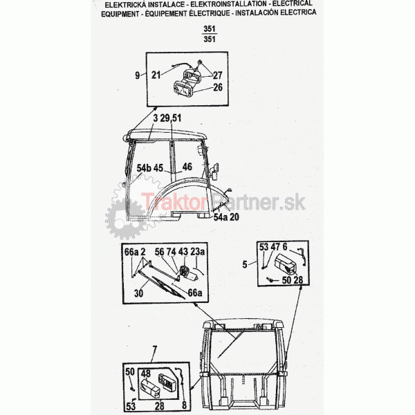Elektroinštalácia kabíny