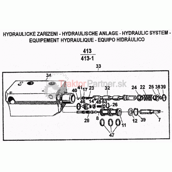 Rozvádzač hydrauliky