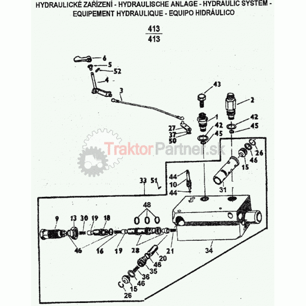 Rozvádzač hydrauliky