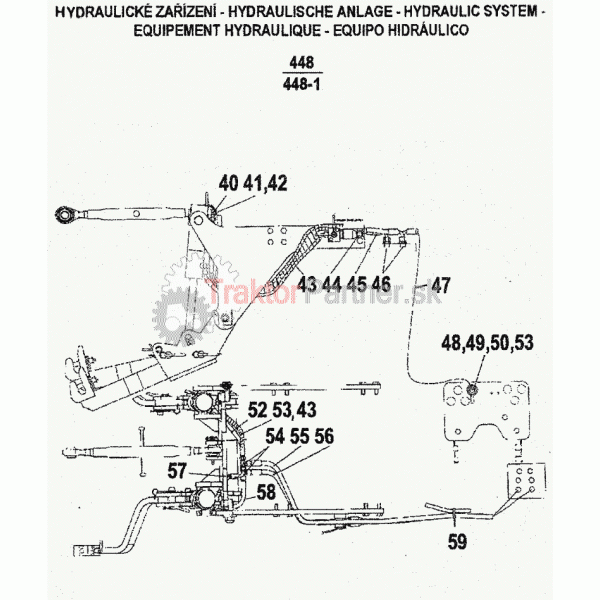 Predný trojbodový záves