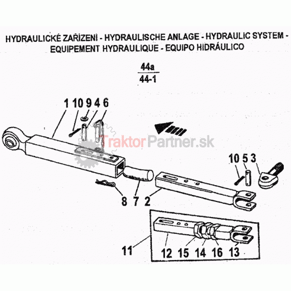 Teleskopická vzpera