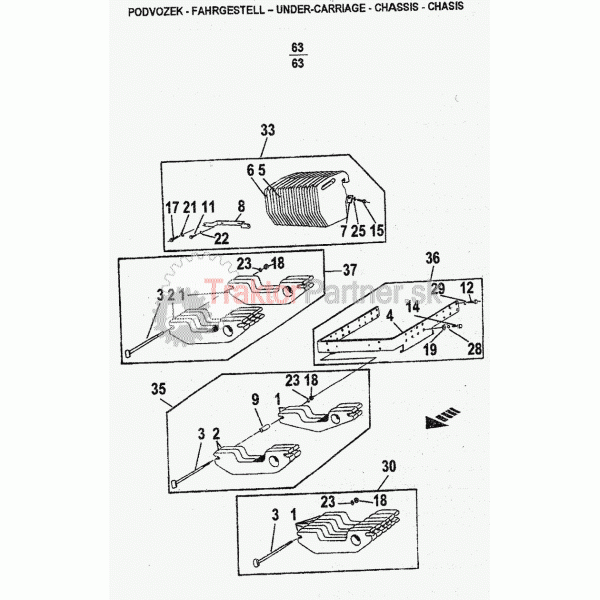 Závažie prednej nápravy Z 6421,7421,8421