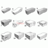 Konektorová vidlica nezaistená - 7042-00