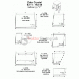 Sklo bočné č.654 [C kabína] - 84 368 061
