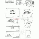 Sklo dverí spodné - 6782 7918