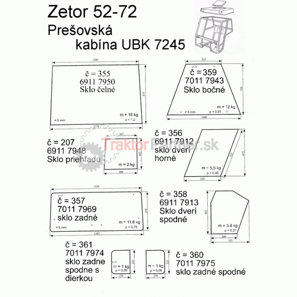 Sklá Zetor Prešov 52-72