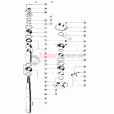 Držiak noža (zelený)  (B) [ŽTR 165] - 9 5036 401 2#1