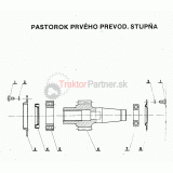 Pastorok I prev. stupňa 55 MA KONCOVKU NA KARDAN  ZS [xxxxxx - 003.3