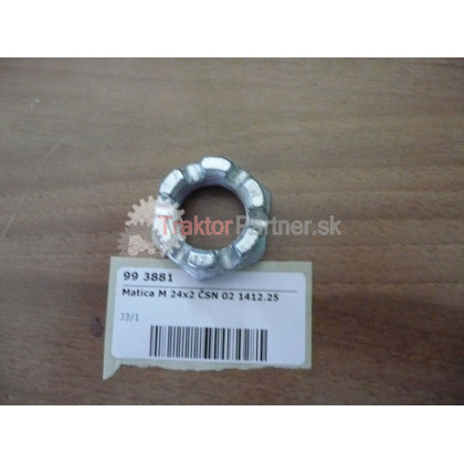 Matica korunková M 24x2 ČSN 02 1412.25 - 99 3881