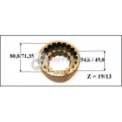 Spojka 4. a 5. rýchlosti - 4011 1952