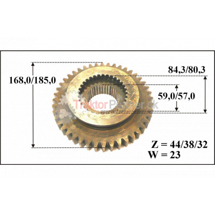 Presuvné kolo redukcie - 6711 1905