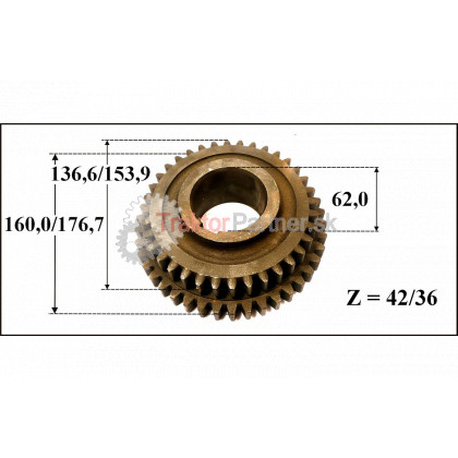 Kolo IV. a III. rýchlosti [42/36z] - 5511 1907