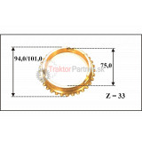 Vonkajší krúžok - synchron mosadz