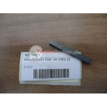Pero 5x5x47 ČSN  30 1382.12 - 99 8011