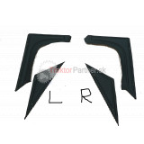 Kryt čela pravý ČIERNY [hokejka] čierny dierkovaný