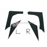 Kryt  čela ľavý ČIERNY [hokejka] čierny dierkovaný