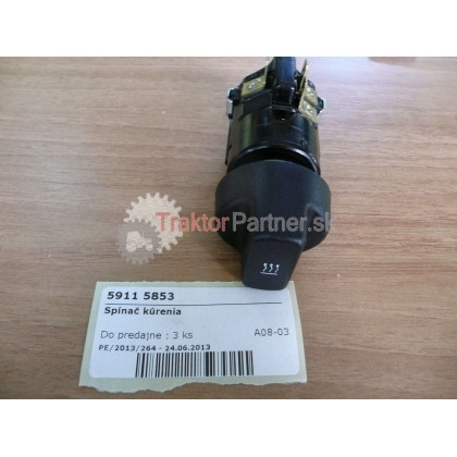 Spínač kúrenia [prepínač, vypínač] - 5911 5853