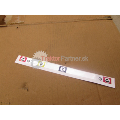 Štítok regulačnej hydrauliky - 6918 8223