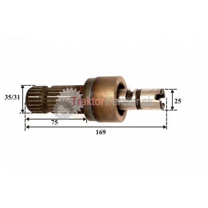Koncovka II - 1000 ot.(min-1) [kardan] - 5511 5942
