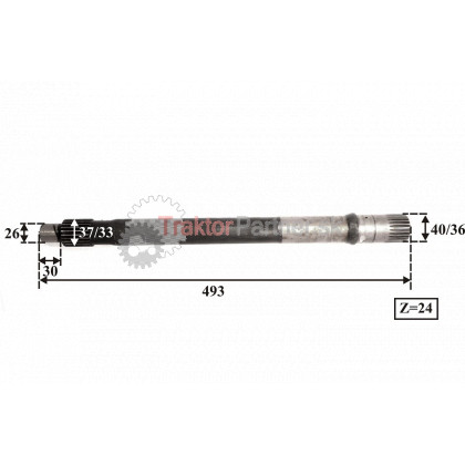 Vývodový hriadeľ II - 5511 5939