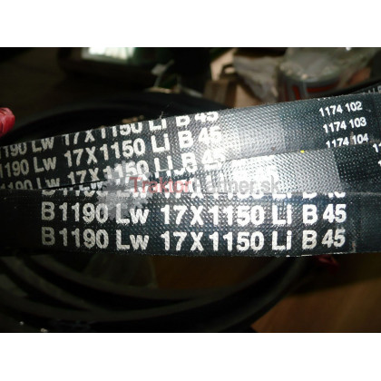 Remeň klinový B 17x1150 1190 LW ČSN 02 3110 [GUFERO, alternátor] - 97 4312.052