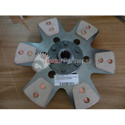 Lamela pojazdovej spojky -0- 280, kovokeramická, ORIGINAL[diera cca 22 mm] - 7201 1175