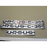 Sada nálepiek URSUS C 355 [pravá, ľavá a na sklo]