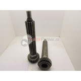 Drážkový hriadeľ - rovné zuby