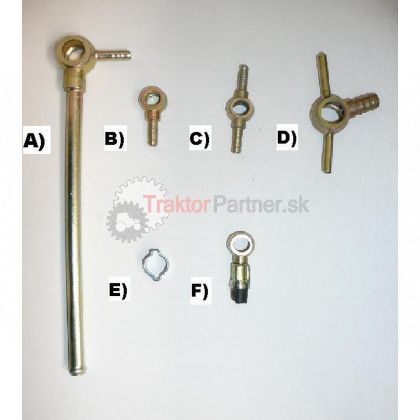 Dvojstranná hadicová prípojka 3  (C) - 89 009 030