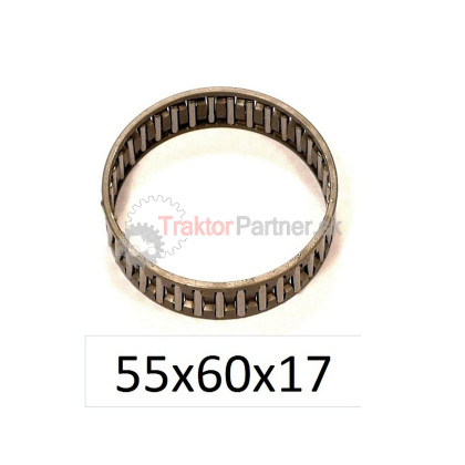 Ložisko ihličkové K 55x60x17 MTM - 5592-23-1043